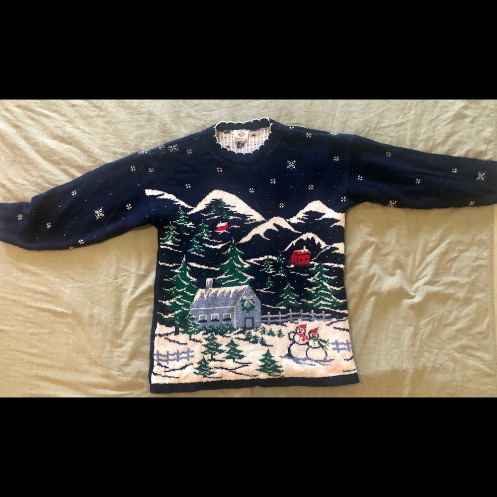 Adorable Snowman Holiday Sweater
